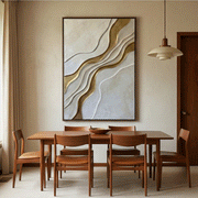 Contemporary Luxe Art | Golden Waves