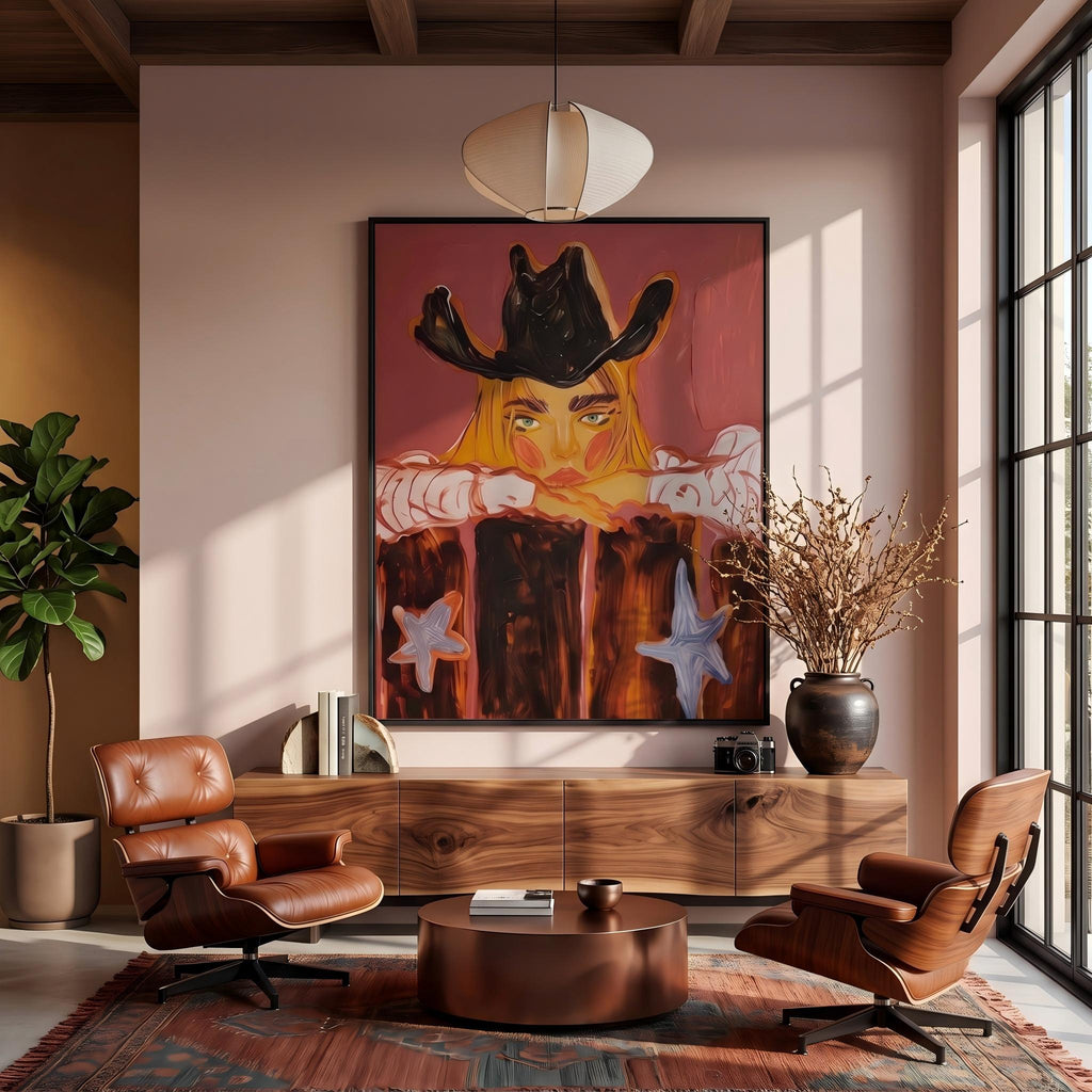 POP Art | Western Cowboy Girl