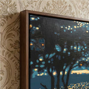 Impressionist Art | Nocturnal Harbor Glow