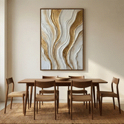 Contemporary Luxe Art | Golden Veins