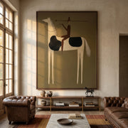 Vintage Americana Art | Pole Rider