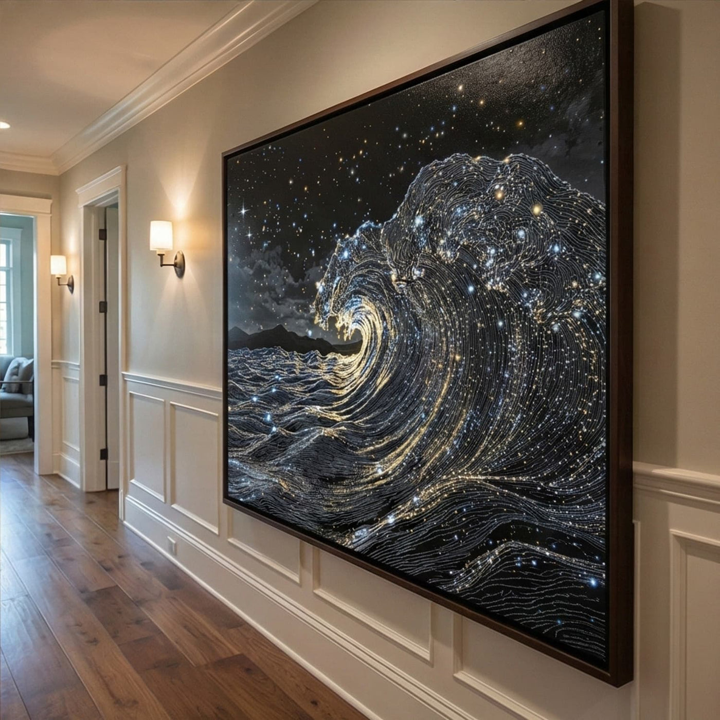 3D textured Art | Starlit Sea