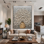 3D-Textured Art｜Luxury 3D Blossom Wall Painting