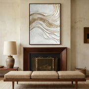 Contemporary Luxe Art | Golden Dunes
