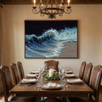 3D textured Art | Ocean Radiant Crest