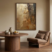 Wabi-Sabi Art | Golden Texture Flow