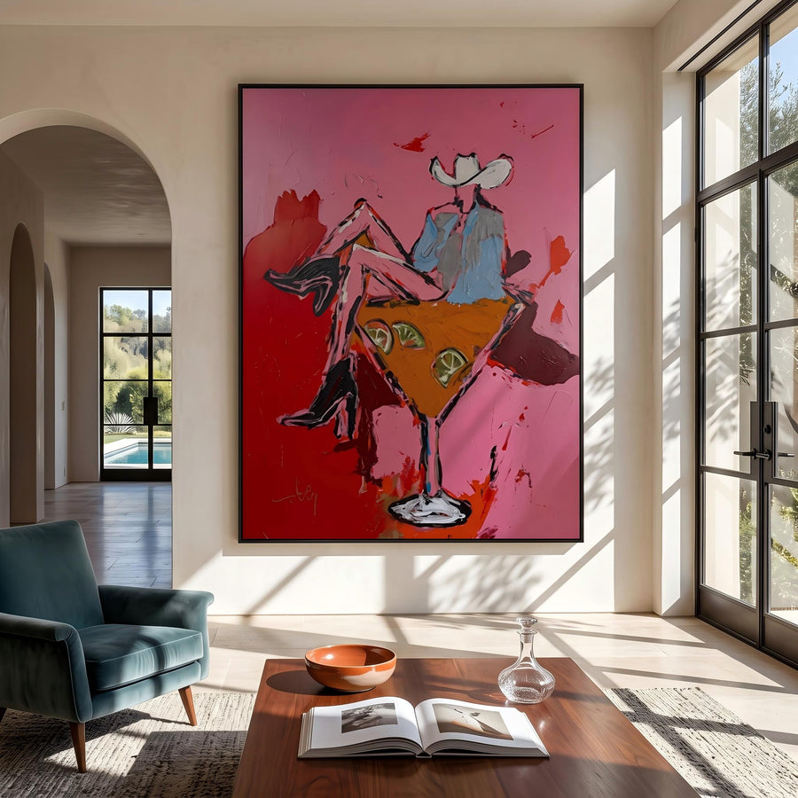 POP Art | Pink Cowgirl Cocktail