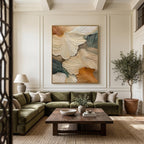 3D-Textured Art｜Abstract Ginkgo Leaf