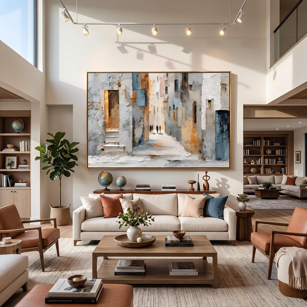 Impressionist Art｜European Old Town Street Wall Art