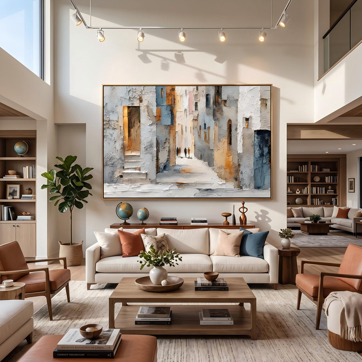 Impressionist Art｜European Old Town Street Wall Art
