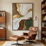 Contemporary Luxe Art | Earthy Confluence