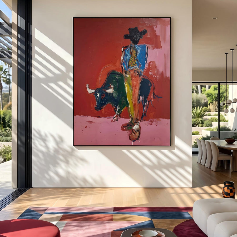 POP Art | Bullfighting Western Cowboy