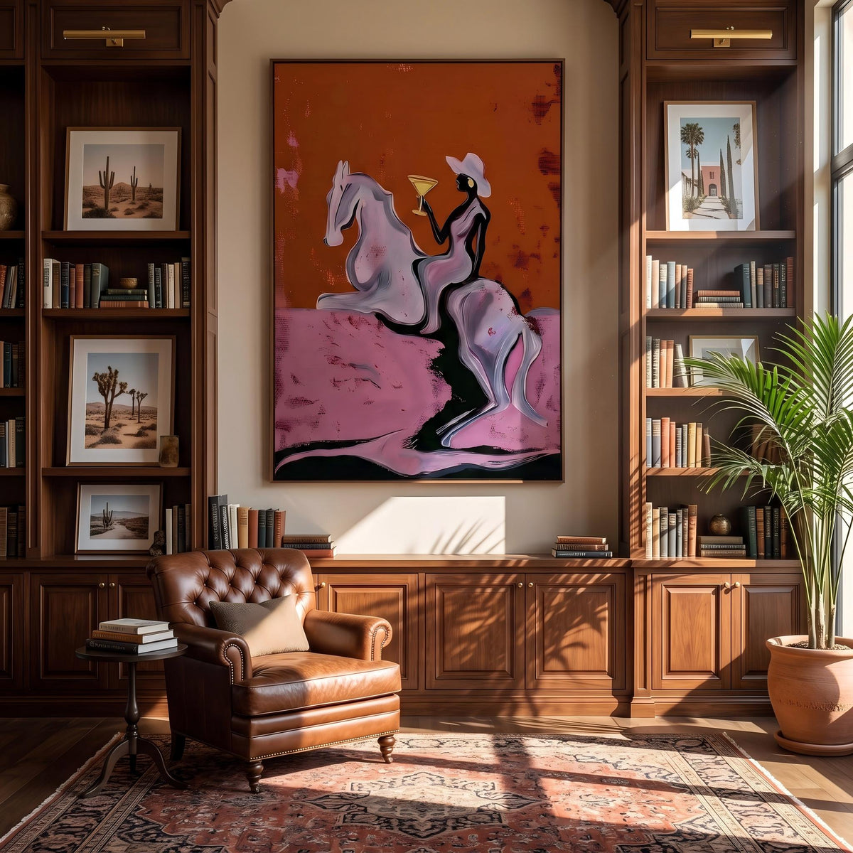 POP Art | Cowgirl Martini Ride
