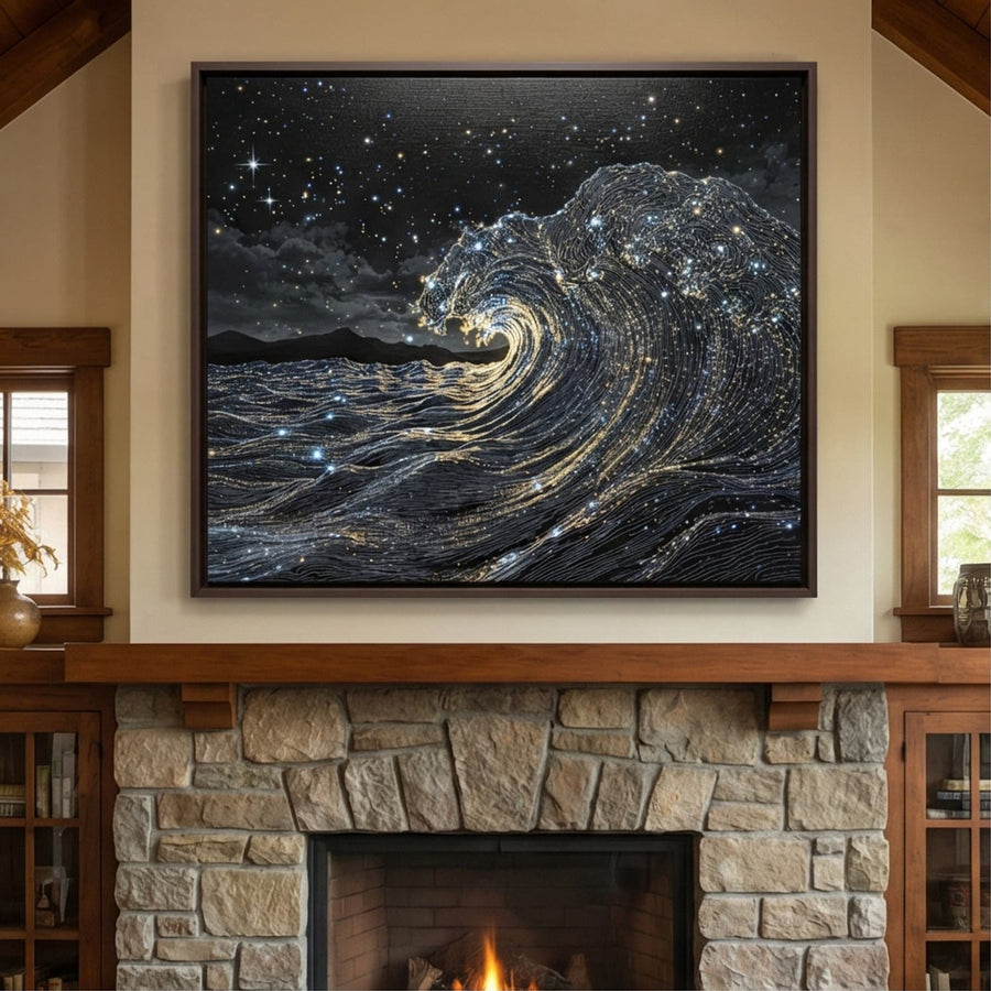 3D textured Art | Starlit Sea