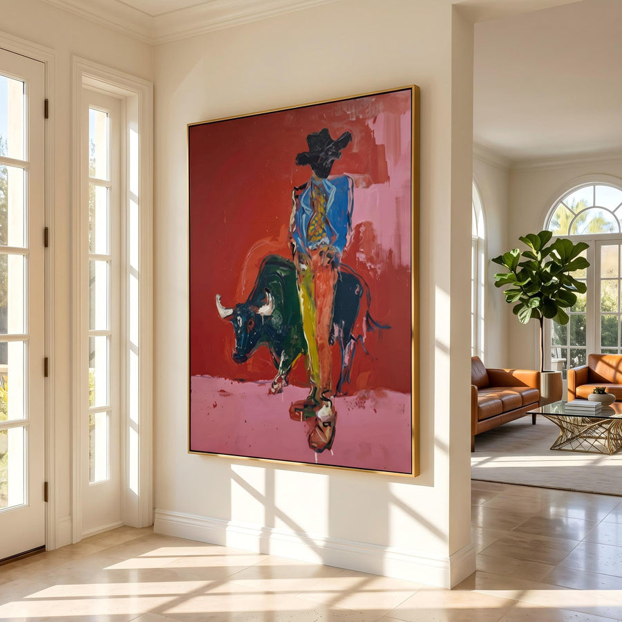 POP Art | Bullfighting Western Cowboy