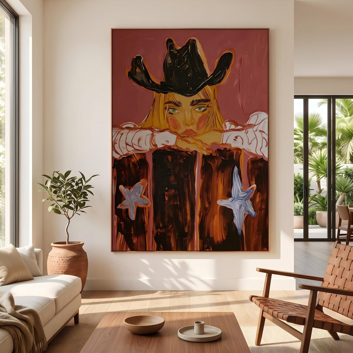 POP Art | Western Cowboy Girl
