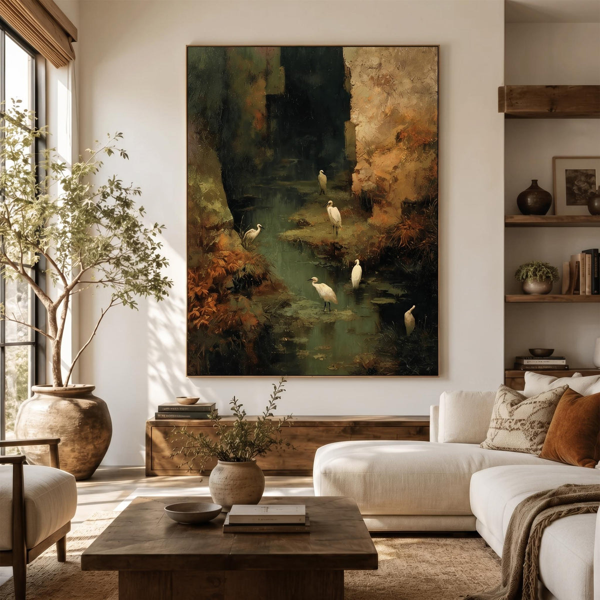 Impressionist Art｜Wetland Egret