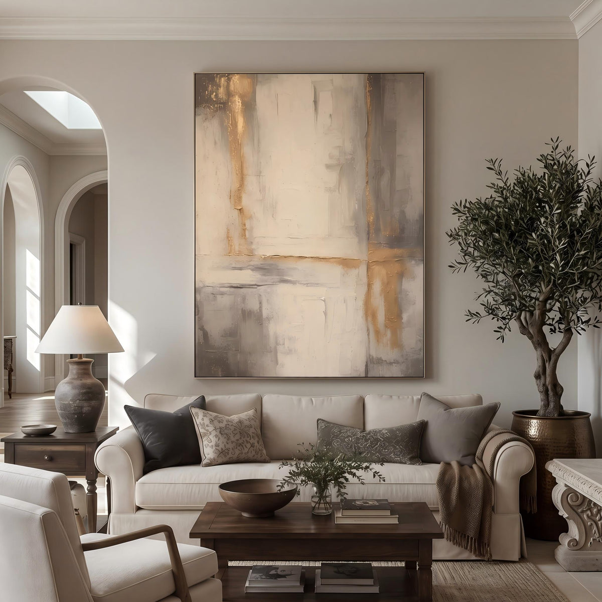 Abstract Art｜Gold Foil Luxury Wall Art