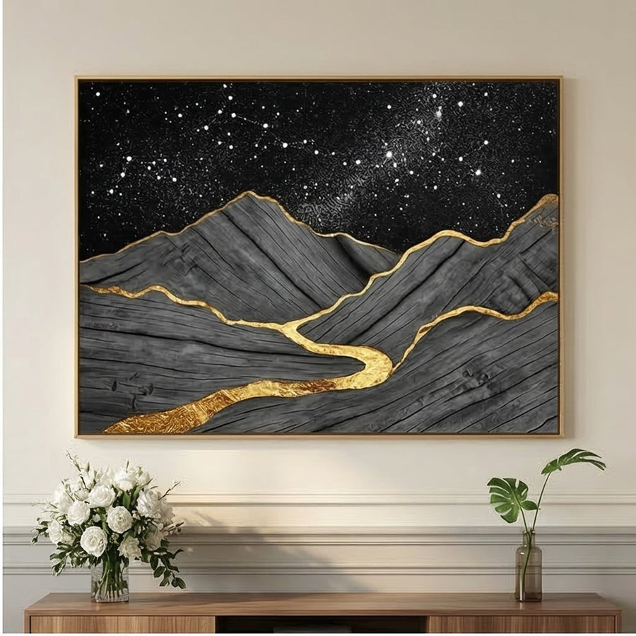 Contemporary Luxe Art | Gilded Passage