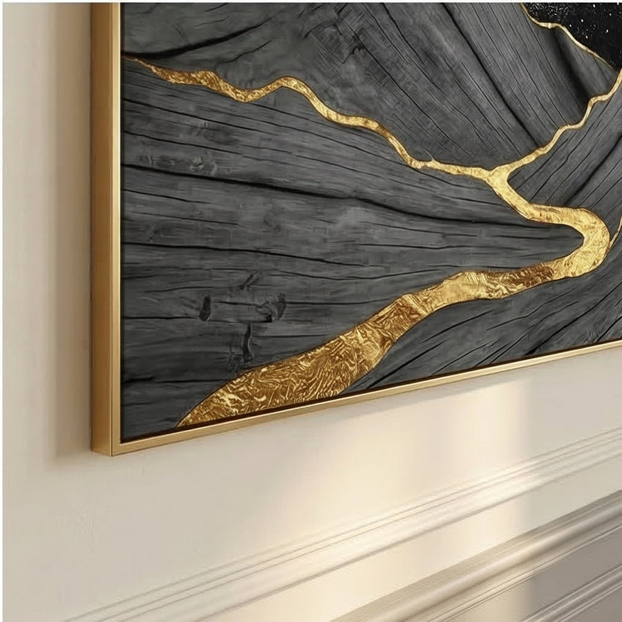 Contemporary Luxe Art | Gilded Passage