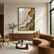 Contemporary Luxe Art | Layered Currents