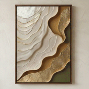 Contemporary Luxe Art | Layered Currents