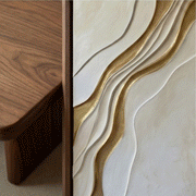 Contemporary Luxe Art | Golden Waves