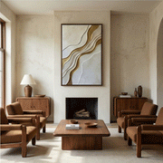 Contemporary Luxe Art | Golden Waves