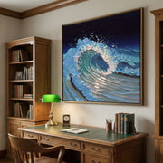 3D textured Art | Cresting Ocean Force