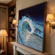 3D textured Art | Cresting Ocean Force