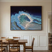 3D textured Art | Cresting Ocean Force