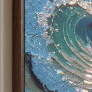 3D textured Art | Cresting Ocean Force
