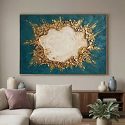 Contemporary Luxe Art | Fractured Gold