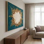 Contemporary Luxe Art | Fractured Gold