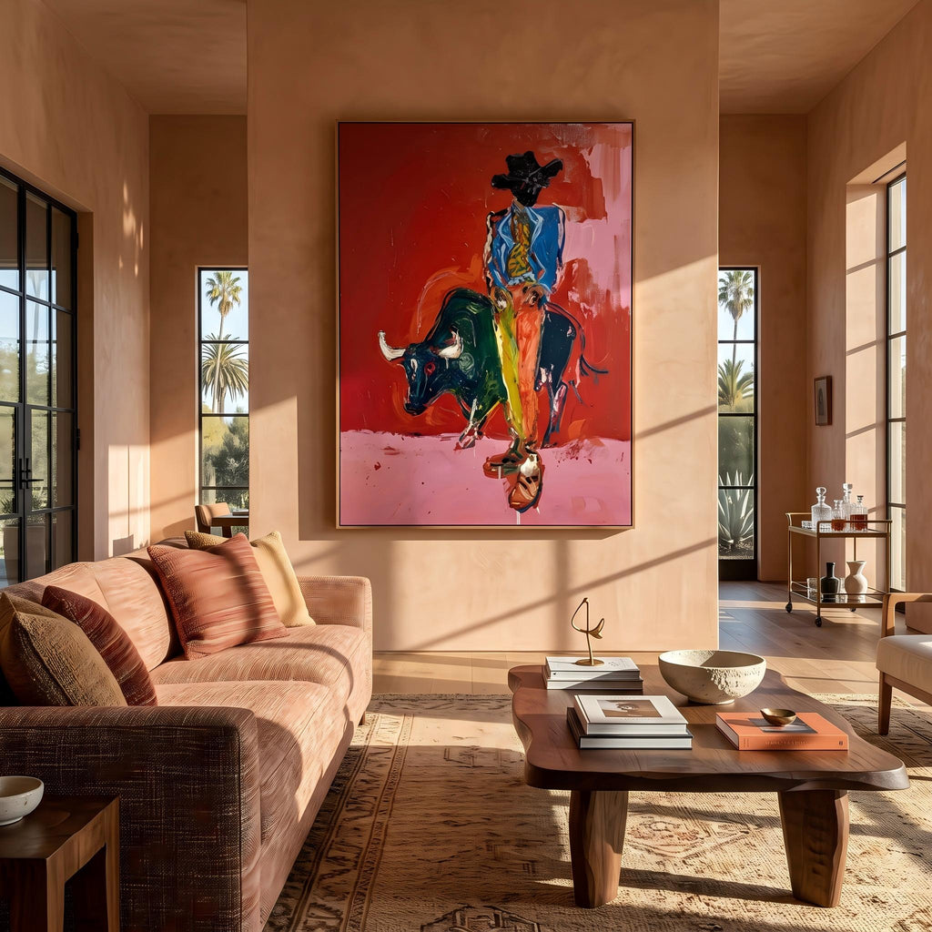 POP Art | Bullfighting Western Cowboy