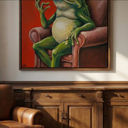 Surreal Art | Cigar & Vibe frog