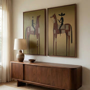 Vintage Americana Art |  Steeds