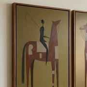 Vintage Americana Art |  Steeds