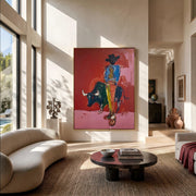 POP Art | Bullfighting Western Cowboy