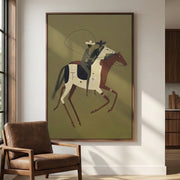 Vintage Americana Art | Companion Riders