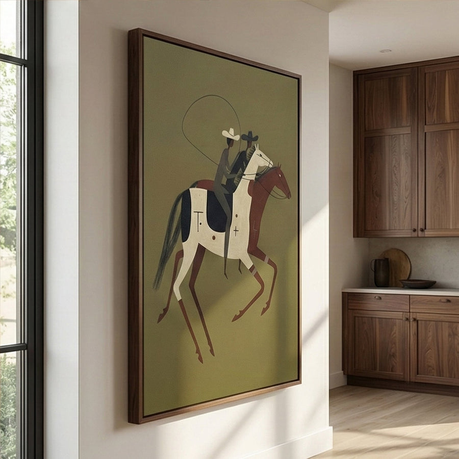 Vintage Americana Art | Companion Riders
