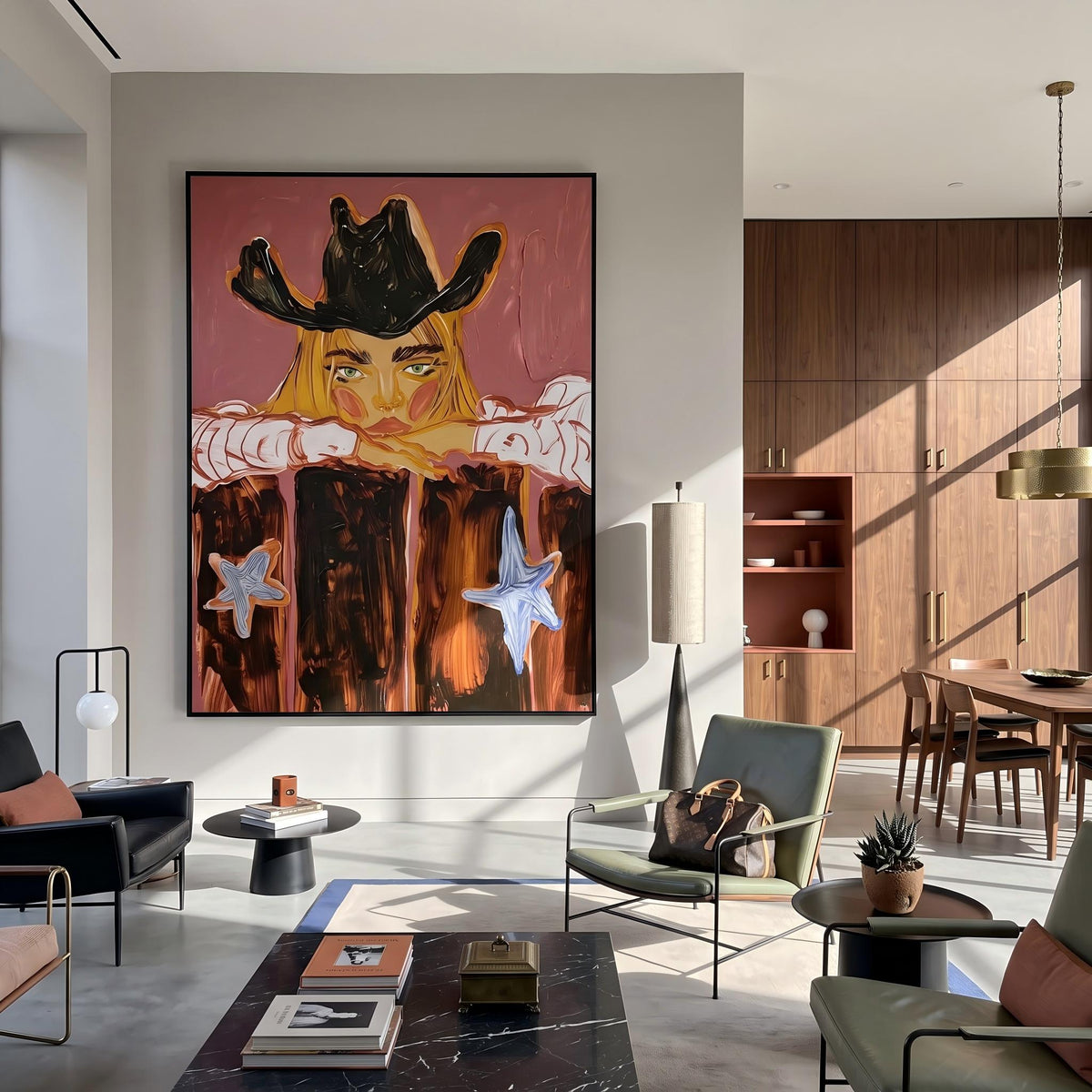POP Art | Western Cowboy Girl