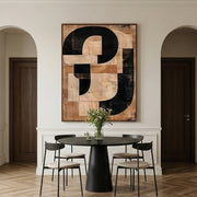 Abstract Art | Ochre Interlock