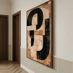 Abstract Art | Ochre Interlock