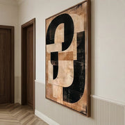 Abstract Art | Ochre Interlock