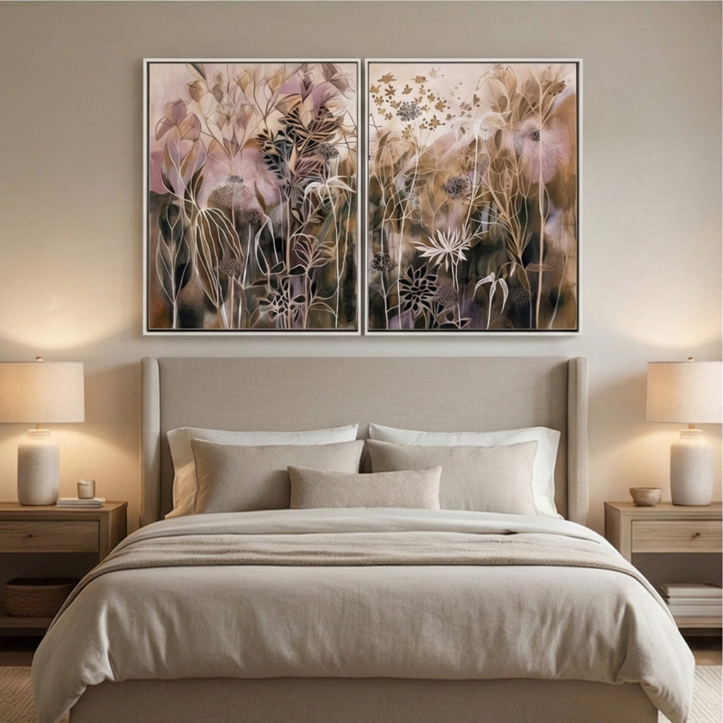 Bohemian Art | Subtle Leaf Rhythm