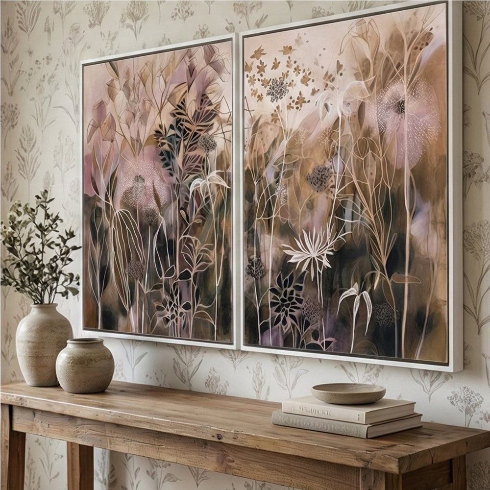 Bohemian Art | Subtle Leaf Rhythm