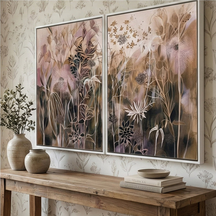 Bohemian Art | Subtle Leaf Rhythm