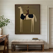Vintage Americana Art | Pole Rider