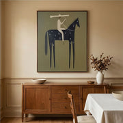 Vintage Americana Art | Starred Rider